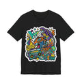 Street Crew Tiger Graphic Tee — Retro Boombox Hip-Hop Skate Shirt